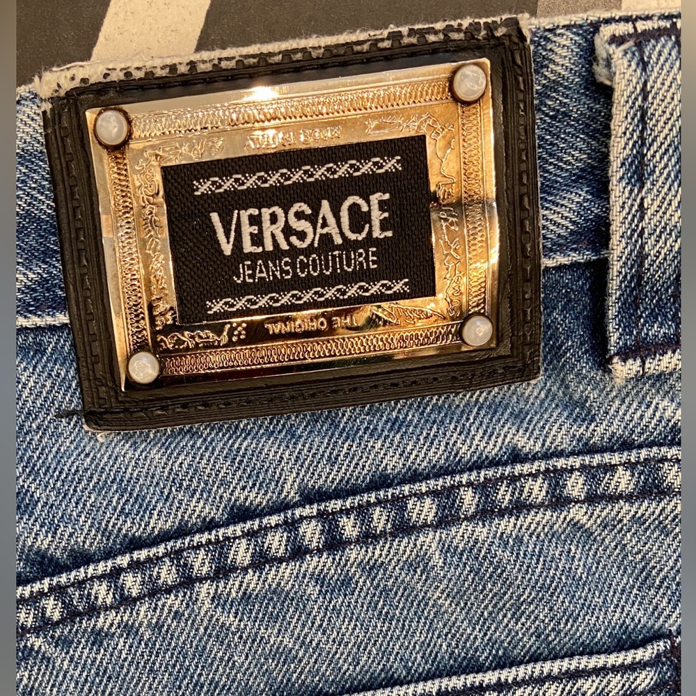 Versace Vintage Jeans Couture Denim 90’s Size 30 Waist